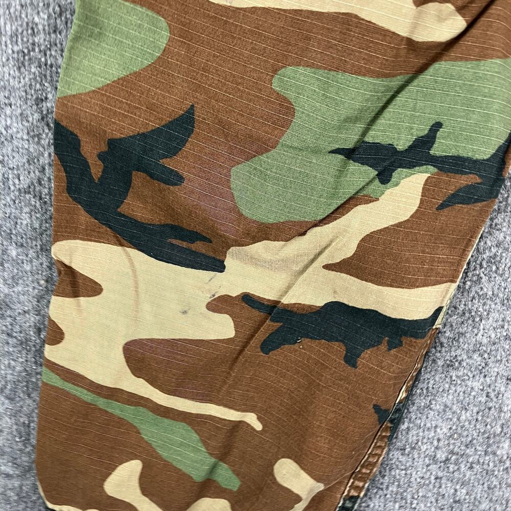 Military Pants Mens Size M Camo Cargo Ripstop BDU Tactical Drawstring Vintage - Picture 12 of 14